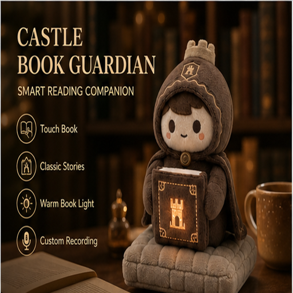 AI plush toy paired with a mobile companion app for setup and interaction